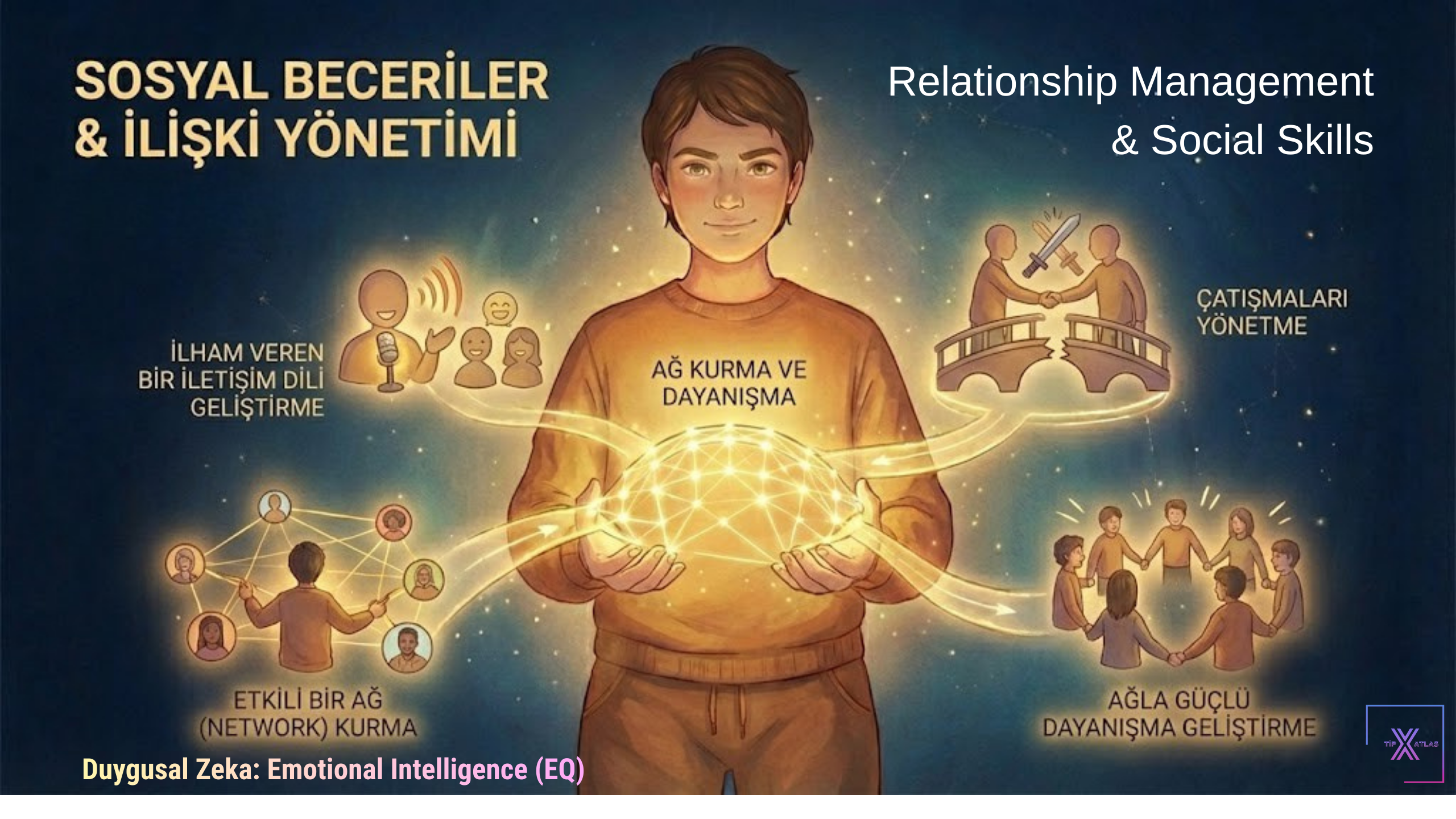 E. İlişki Yönetimi & Sosyal Beceri (Relationship Management & Social Skills)
